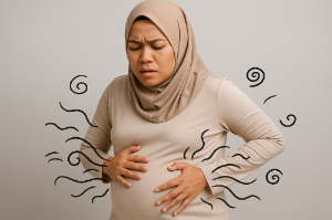 Perut makin ke depan dan badan rasa berangin